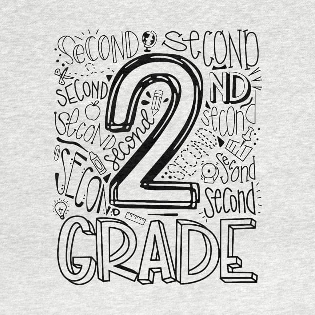 2nd Second Grade Typography by paveldmit